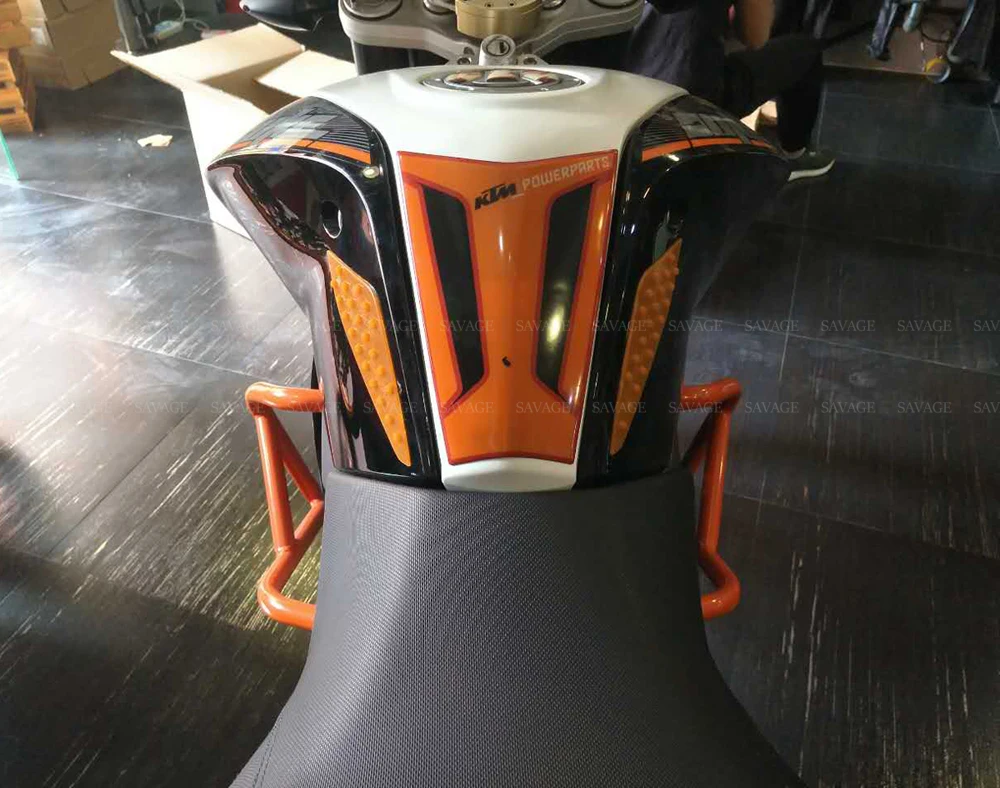 Для KTM RC 390 250 200 125 DUKE бак мотоцикла тяги Pad Сторона газа Колено Возьмитесь
