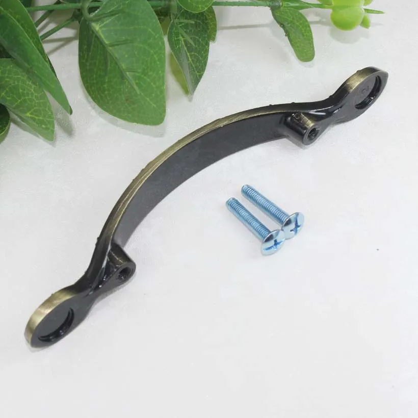 Бронзовая ручка для кухонного шкафа 76 мм|door pull|drawer dresserhandle antique |