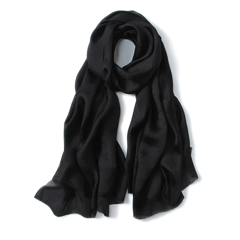 Hanscarf "гусиные лапки" жаккардовые длинный шелковый шарф Для женщин топ Класс