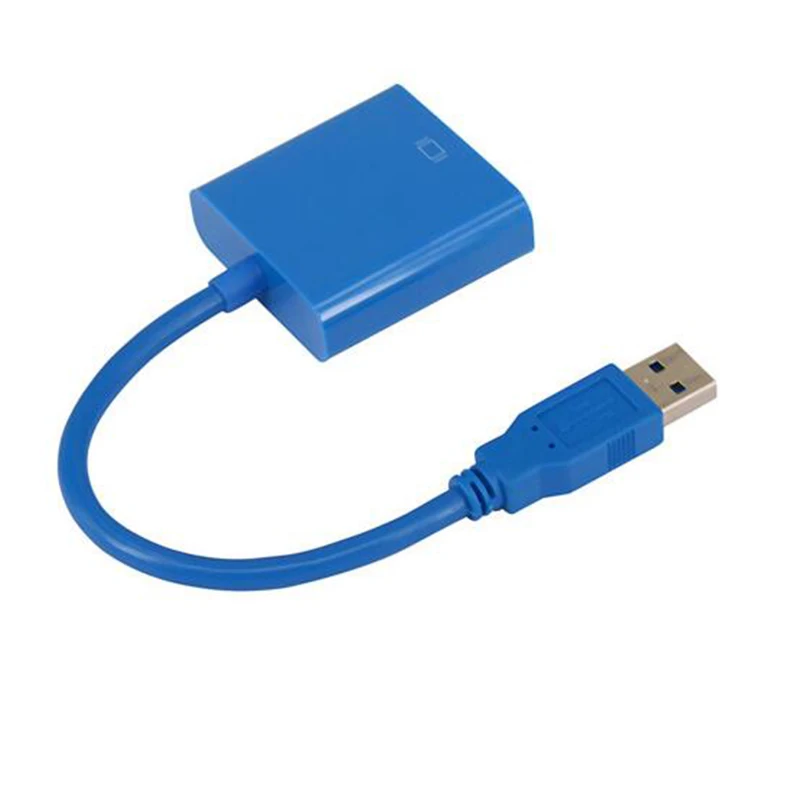 USB 3 0 к VGA Мульти дисплей адаптер конвертер внешняя видеокарта|Кабели VGA| |