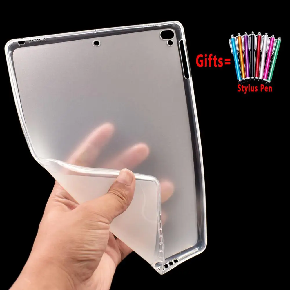 Matte Silicon Cover Силиконовый чехол для Apple iPad 9.7 силиконовый чехол Прозрачный чехол для iPad 9.7 a1822 a1823 тонкий прозрачная крышка для новых iPad 9.7 - Цвет: Matte Silicon Cover