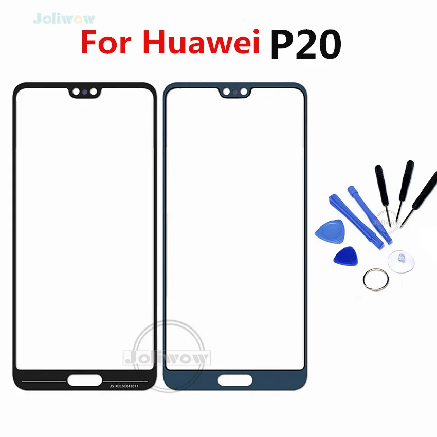 Сменная Передняя и внешняя сенсорная панель для Huawei P20 стеклянная крышка