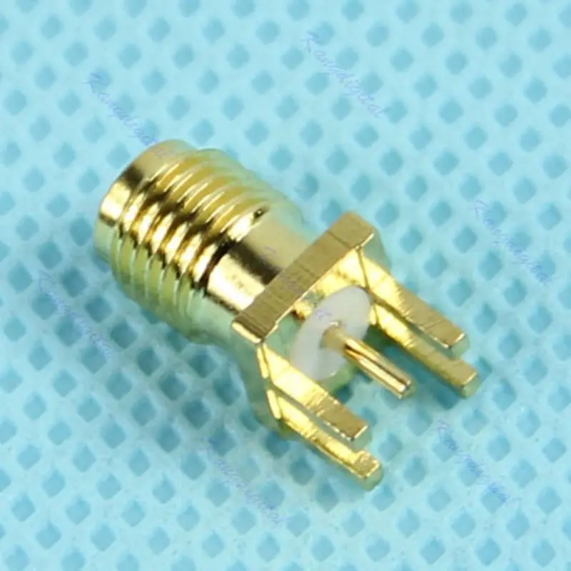 Edge Mount PCB плата Гнездо RP SMA разъем адаптер Новый|Соединители| |