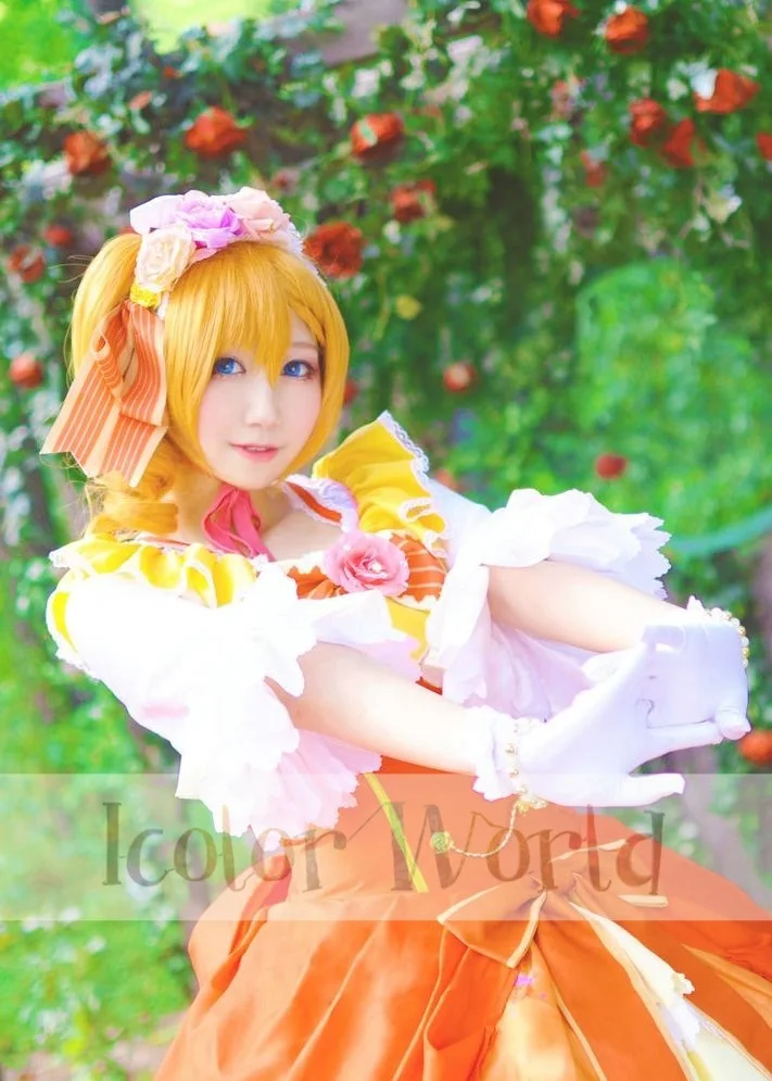 Люблю жить! Honoka Kosaka Ball Ver. Великолепное платье костюм для косплея|cosplay costume|dress