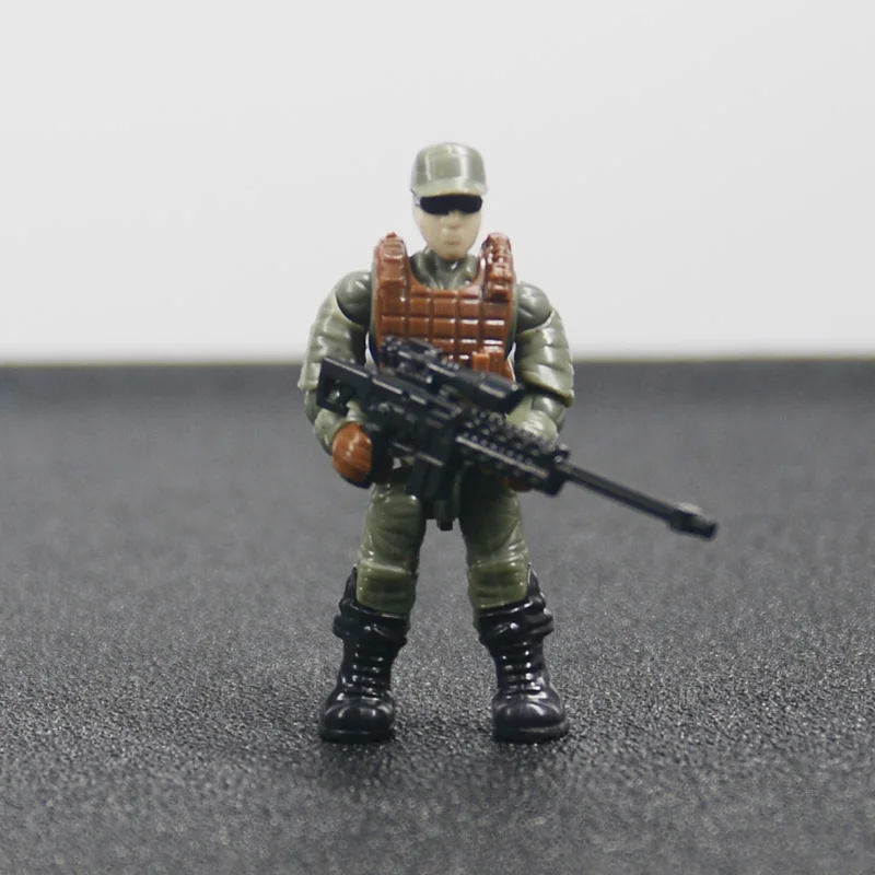 WW2 военное оружие строительные блоки кирпичная серия джунгли SWAT MOC Mode DIY игрушка