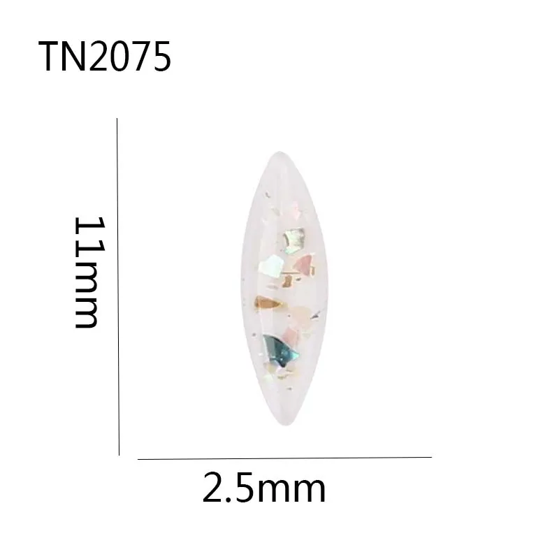 стразы для ногтей Синева 10 шт. DIY Nail Art Украшение 3D черный и белый акрил ткацких