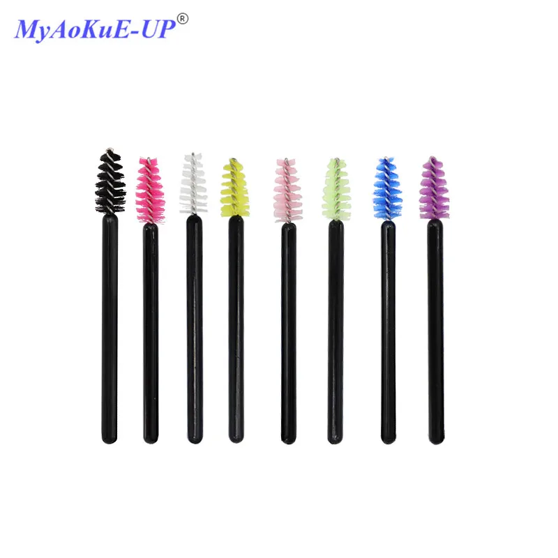 1000 pcs Mini Disposable Mascara Wands Applicator Eyelash Brushes Extension Makeup | Красота и здоровье