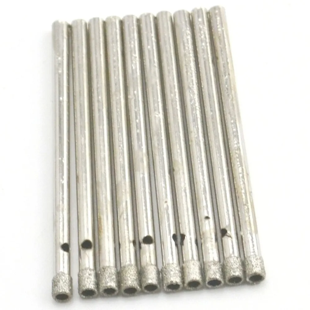 

Ultra-thin 1/8" inch Diamond Coated Hole Saw Drill Bits Lapidary, 3 mm Diamond Core Drill Bits 10 Pcs Total ILOVETOOL