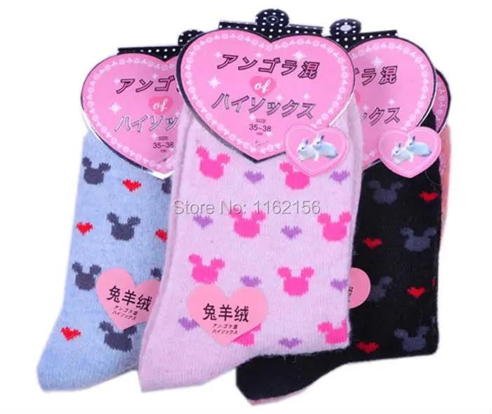 Осень и зима шерсть носки с микки Head на складе для женщины в|sock machine|socks socks sockssock buyer