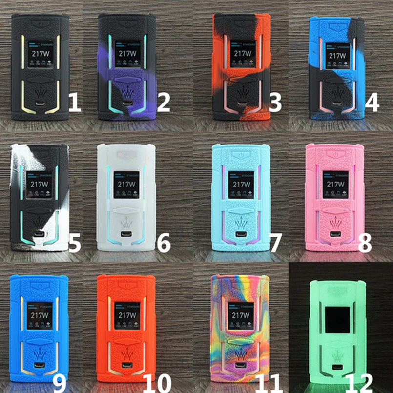 Текстурный чехол для VooPoo X217 217W TC Box Mod защитный силиконовый накладка VOOPOO Вуди Vapes X