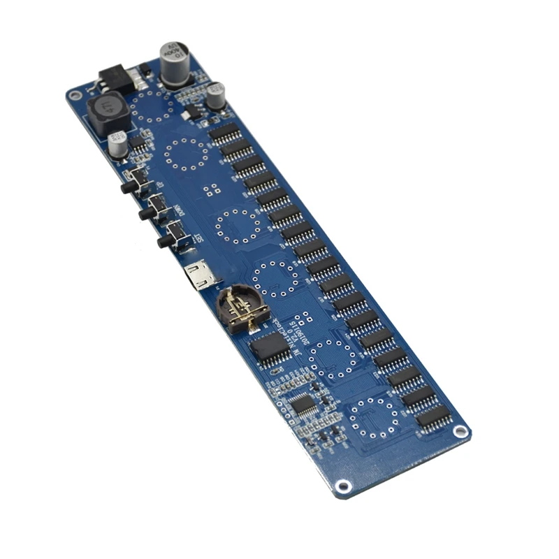 Diy In14 In4 Nixie трубки часы цифровые светодиодные подарок монтажная плата комплект