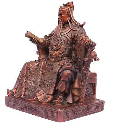 Большой латунный Маленький Китайский медный Дракон SCY Warrior Guan Gong/ Yu боевой флаг
