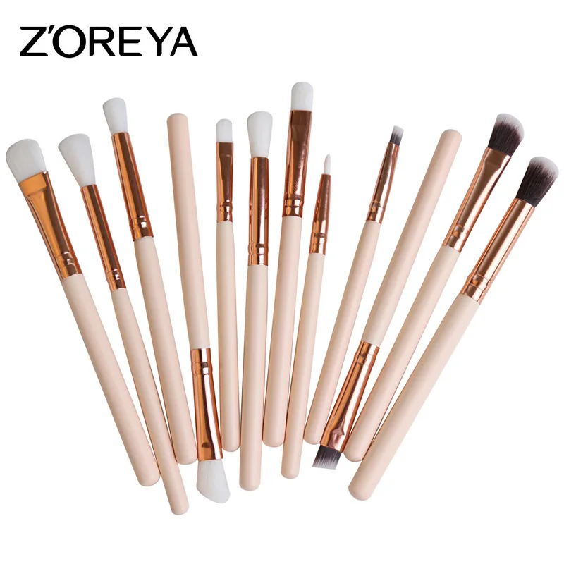 ZOREYA 12 шт. хит продаж кисти для макияжа кисточка век набор кистей инструменты pincel