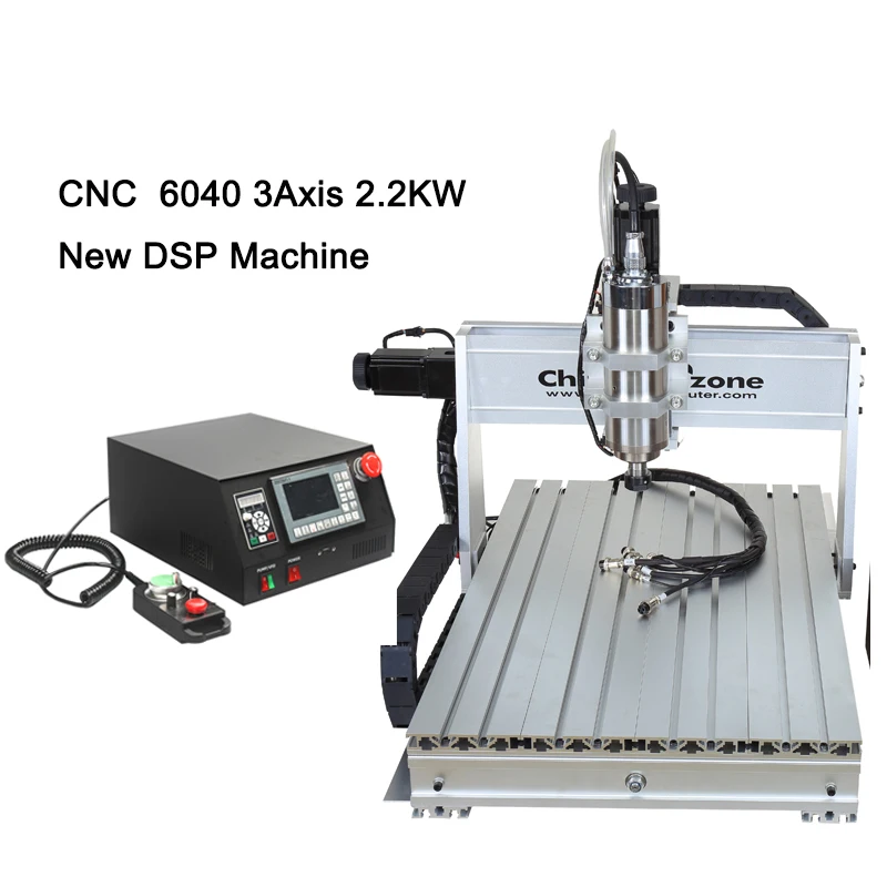 CNC 6040 металл стекло дерево cnc маршрутизатор 3 оси VFD 2.2KW Фрезерный станок DSP порт