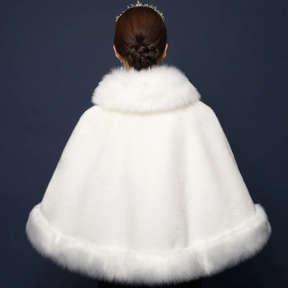 

Реальные фотографии зимнее теплое Болеро из искусственного меха без рукавов для свадебного платья