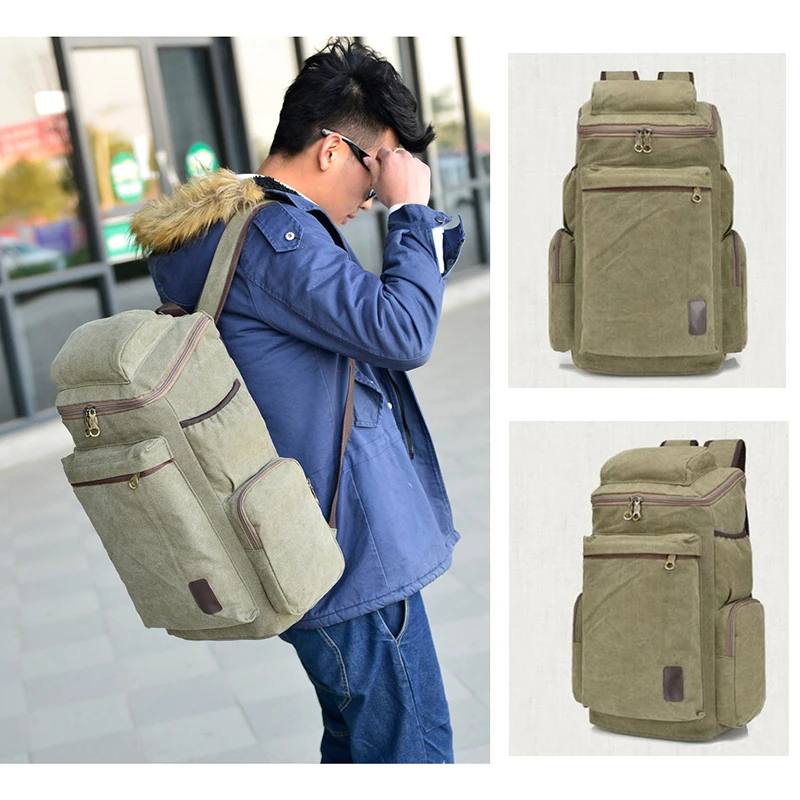

1Pcs Men Travel Backpack Men Travel Backpack Vintage Travel Totes Bags