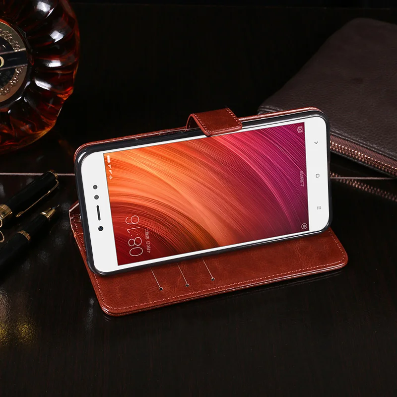 Redmi Note 5A 2 ГБ 16 кожаный чехол-книжка для Xiaomi Примечание | Мобильные телефоны и