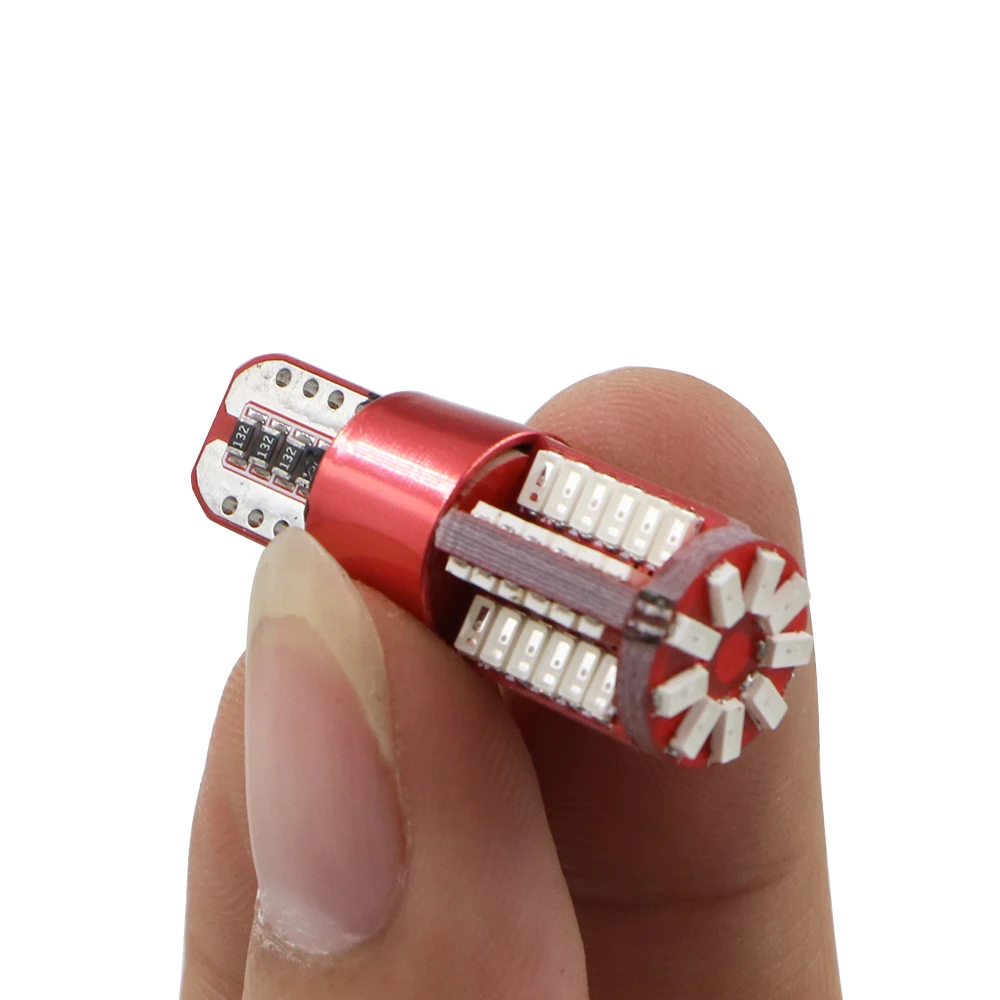 YSY 4 шт. T10 57 SMD 3014 LED Canbus без ошибок авто маркер лампы W5W WY5W 194 2825 57SMD автомобиль клин