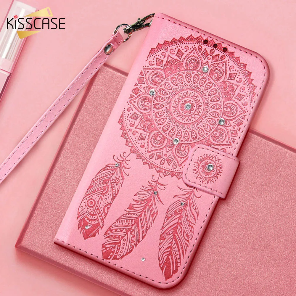SEXY Kisscase чехол для iPhone X 8 7 6 6 S plus 5 5S Флип кожаный колокольчик чехол для Samsung Galaxy S8 плюс S6 S7 края блеск ракушками задней крышки чехол на айфон X 8 6 7 6s Plus 5 5s se чехол для теле