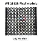 50  1000 4-контактный WS2812B WS2812 светодиодный чип и радиатор 5 в 5050 RGB WS2811 ИС на панель управления