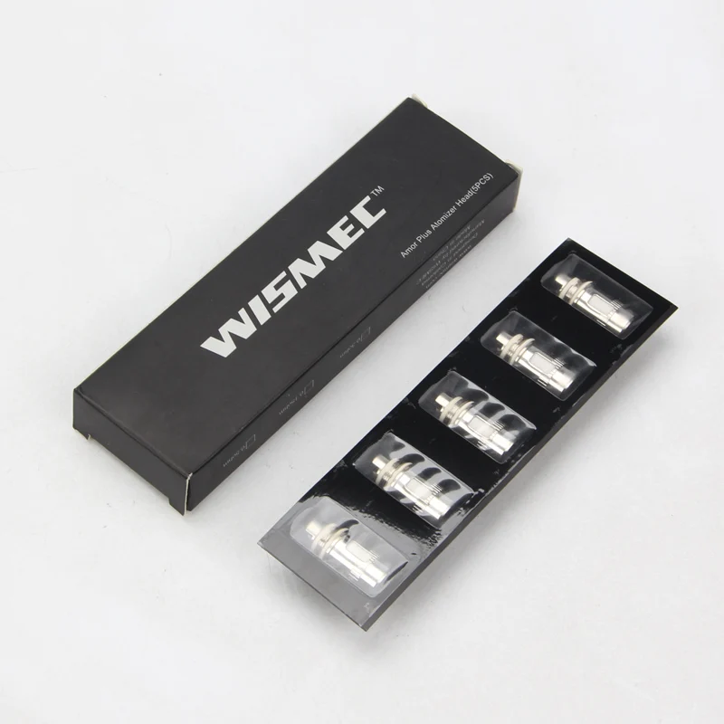 5 шт. оригинальный Wismec Amor Plus распылитель головка 0.3ом 0.5ом электронные катушки для