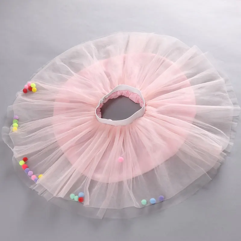 2016 г. Новая модная летняя юбка-пачка для девочек многослойная детская