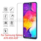 Защитная пленка для экрана из закаленного стекла для Samsung Galaxy A50 A70 A40 A30 A20 A10 A5 A7 A8 2018 9H HD защитная пленка для экрана