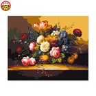 Роспись по номерам, художественная роспись по номерам, декоративное оформление сделай сам, фон для гостиной, спальни, дивана, подвесная картина, сто цветов