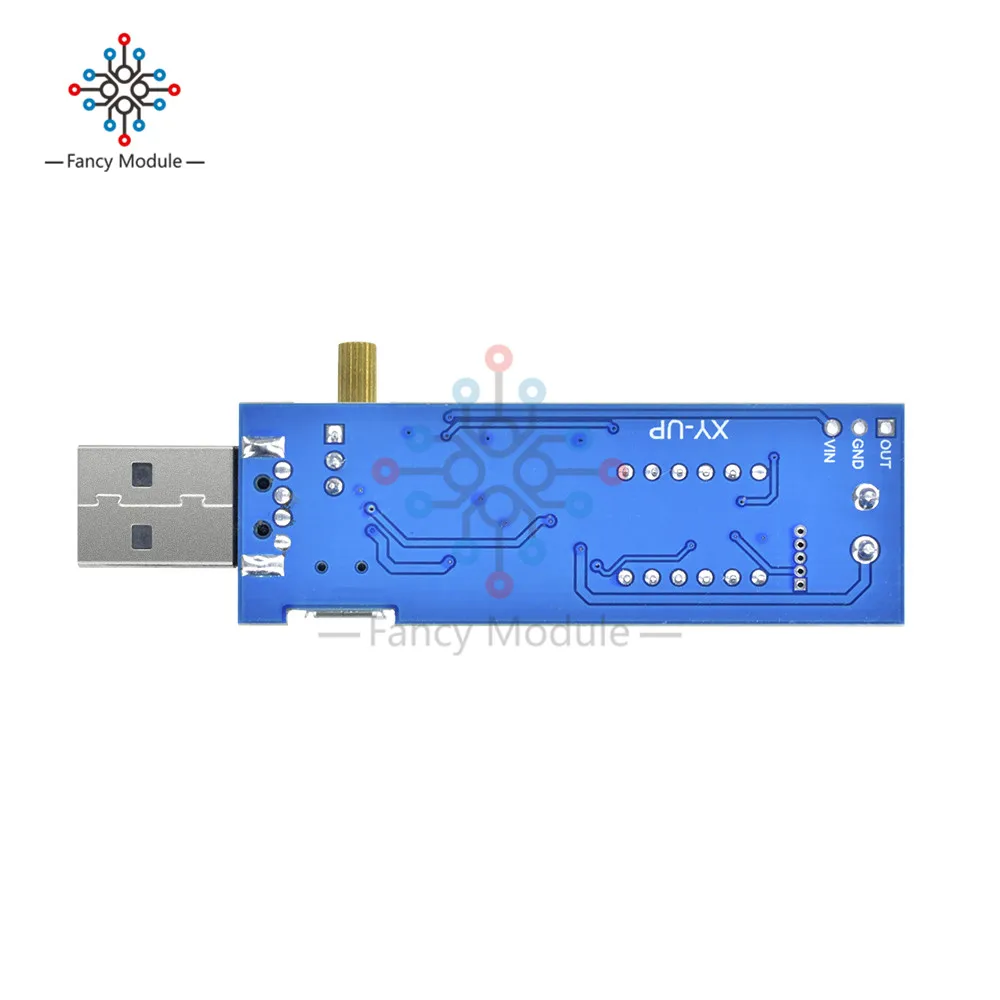 USB повышающий/понижающий модуль питания DC-DC 5 В до 3 В/12 Регулируемый повышающий