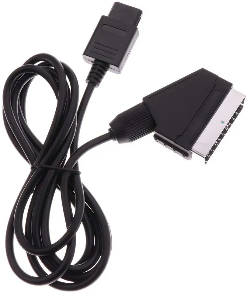 H 10 шт. 6 футов 1 8 м RGB Scart AV кабель для N64 SNES NG Gamecube DC кабеля|Запасные части| |