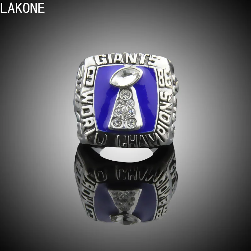 LAKONE Чемпионат кольцо 1986 Нью-йоркские Гиганты Super Bowl чемпионат любители спорта