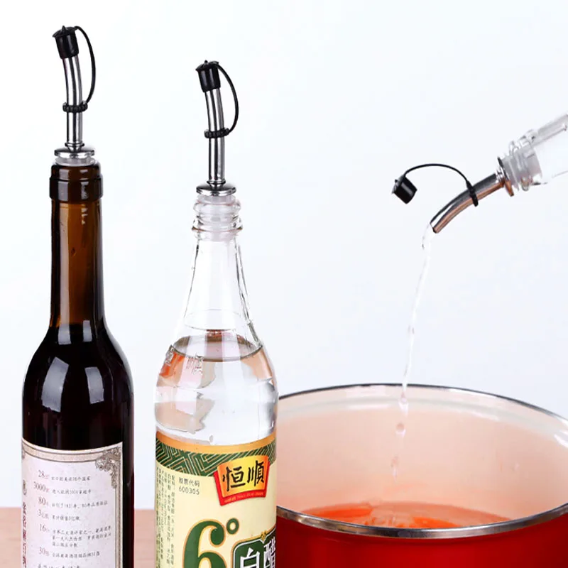 1 шт. Нержавеющая сталь масло бутылочный носик заливщик/с граненым носком