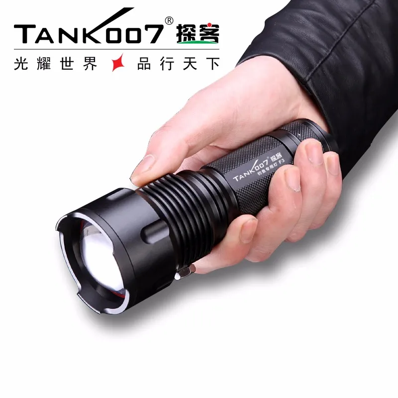 Tank007 F3 1000lm CREE XL-L2 увеличить светодиодная вспышка светильник с тремя источник