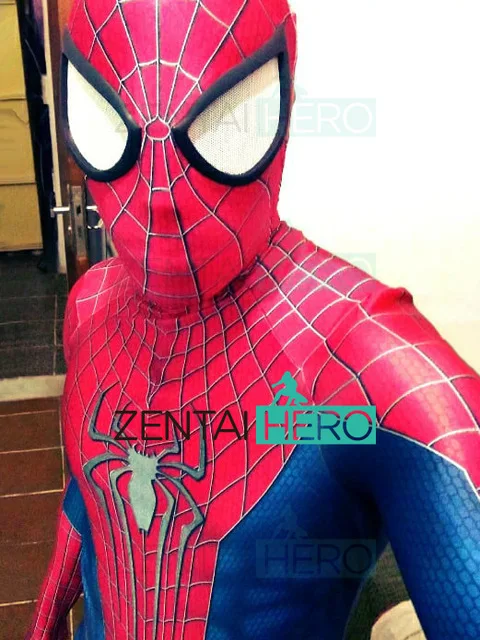 3D Печатный потрясающий костюм Человека-паука TASM2 Зентаи для косплея лайкровый