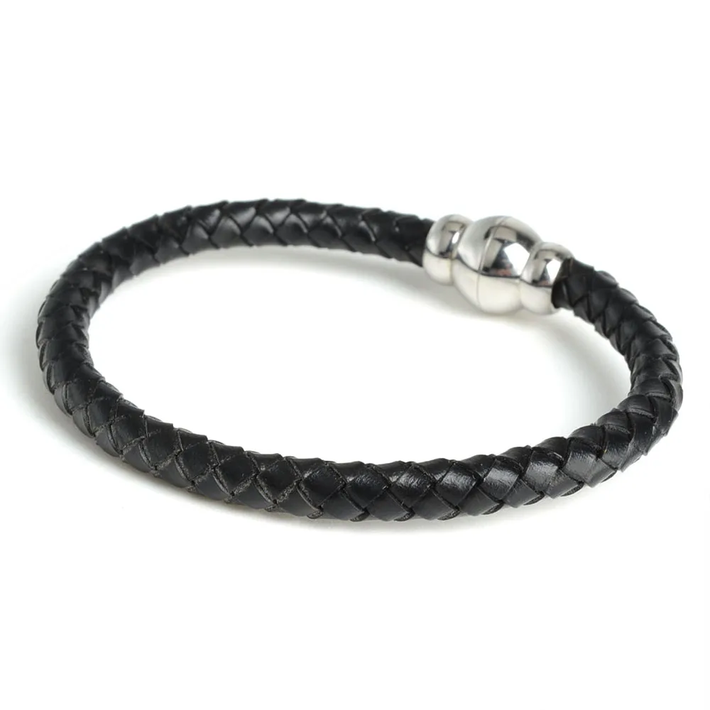 2019 Handmade Genuine Leather Weaved Man Bracelets Casual Sporty Bicycle Motorcycle Delicate Cool Bracelet Men Jewelry pulsera | Украшения