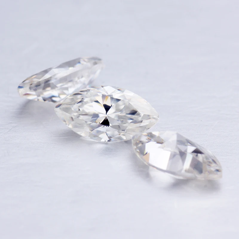 Moissanite Горячая продажа marquise 4*2 мм E/F ясность модные моиссаниты камни для ювелирных