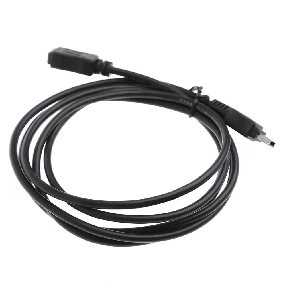 1 шт. черный светильник Кабель-адаптер 5 футов/1,5 м Mini USB B 5pin папа-мама УДЛИНИТЕЛЬ шнур адаптер