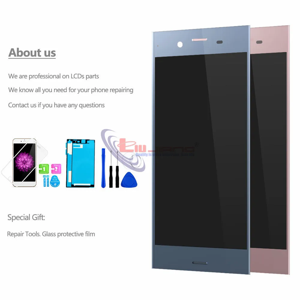 ЖК-дисплей для SONY Xperia XZ1, сенсорный экран, дигитайзер, запасные части для SONY Xperia XZ1, ЖК-сборка