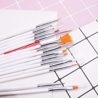 15pcslot clay tools brush for ceramic pottery plastilina model painting doll makeup eye hook line pen color sweeping brush tool