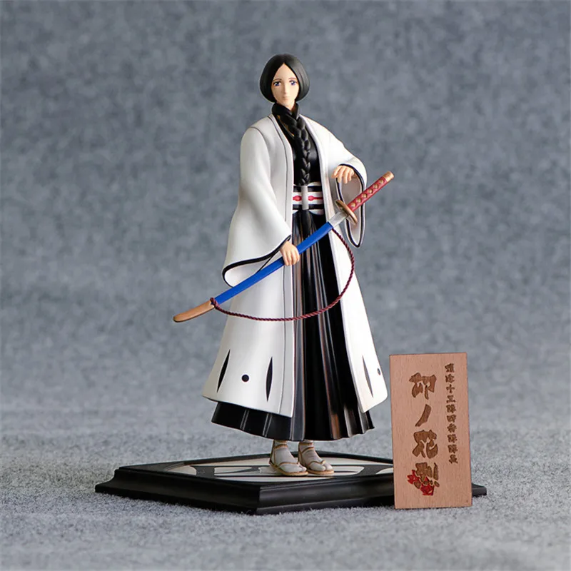 Статуя отбеливатель Unohana Retsu полная длина портрет Gotei Juusantai капитан серии бюст 1:8 анимационная фигурка GK игрушка 21 см коробка P1087 - Цвет: Белый