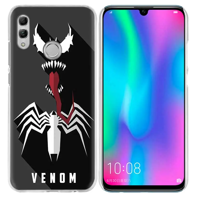 07 Чехол Marvel Super Hero Venom для huawei Honor 8X Y9 9 10 Lite Play 8C 8S 8A Pro V20 20i 10i Y6 Y7 жесткий чехол для телефона из поликарбоната - Цвет: 07