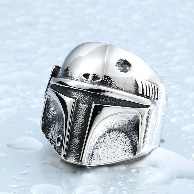 Байер Звездные войны Клон Trooper кольцо Нержавеющая сталь разработан новый фильм