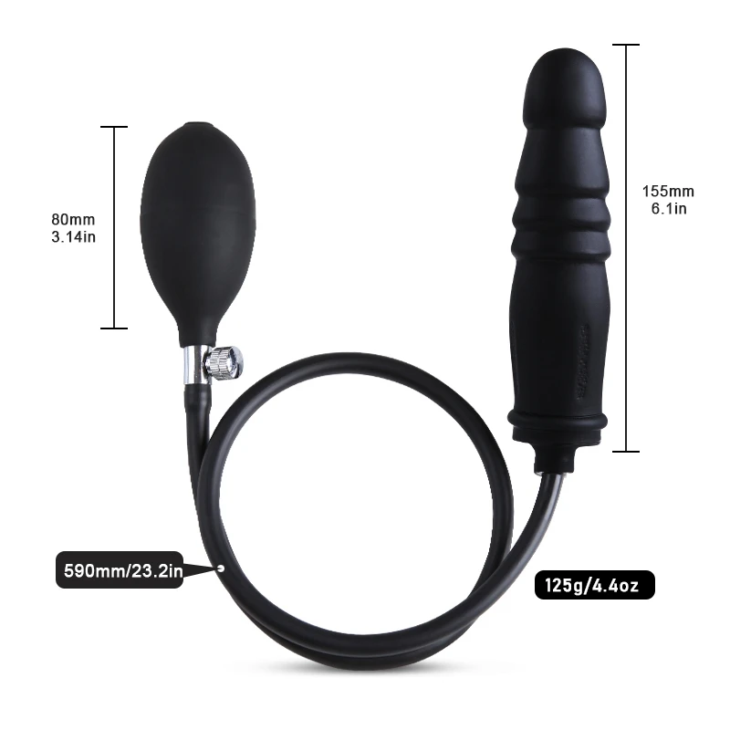 Dildo Pump Inflatable Anal Butt Plug Men Gay Prostate Massager Sex Toys Women Vaginal Anus Dilator Expansion Huge Penis | Красота и