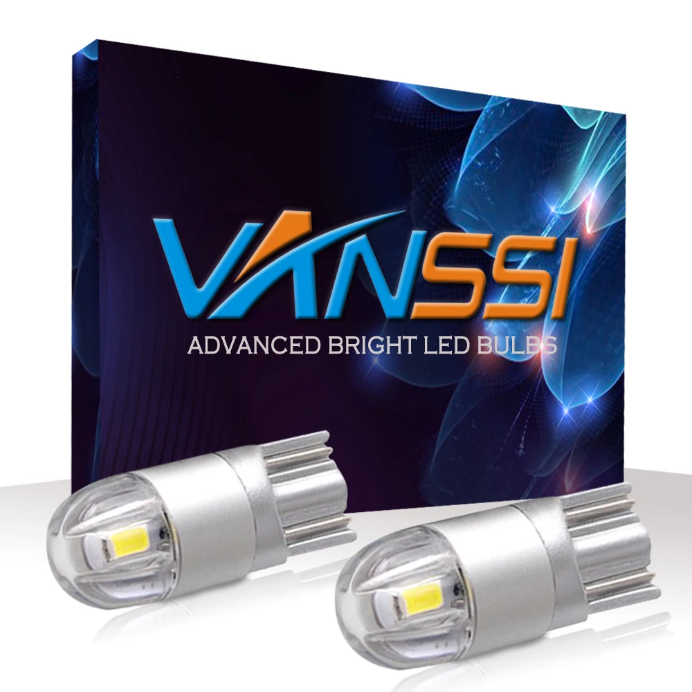 Автомобиль Стайлинг 2x T10 6000 К W5W 3030 2SMD ВОДИТЬ LampTurn Боковой Фонарь Освещения