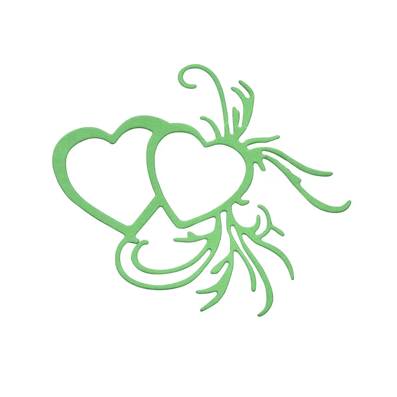 

Eastshape Double Hearts Dies Love Metal Cutting Dies for Card Making Scrapbooking Making Craft Embossing Cuts Stencil Die Cut