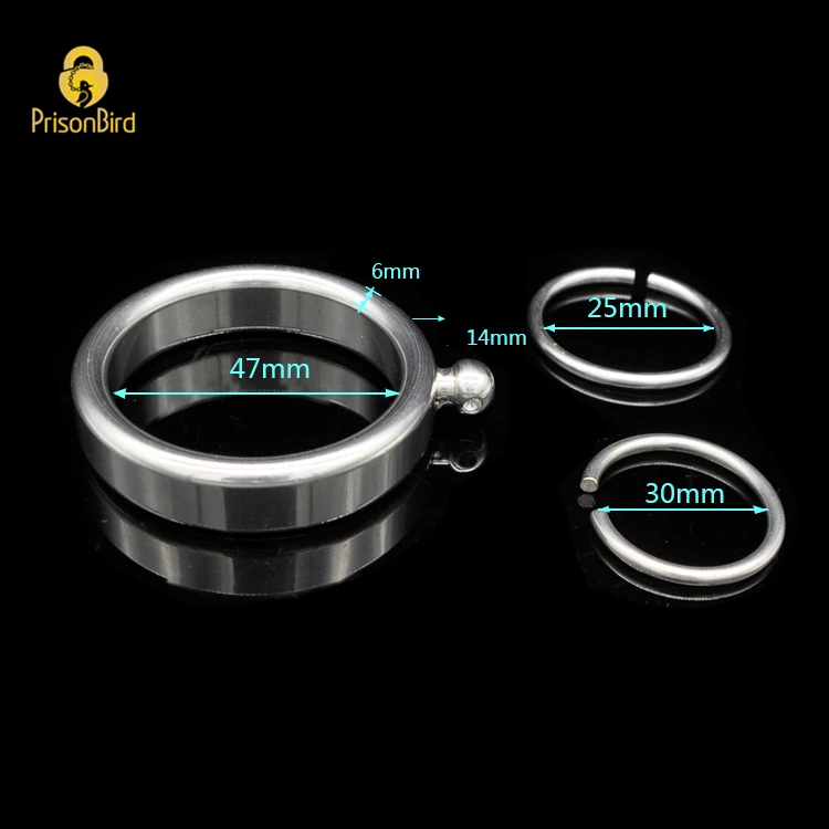 Металлические Кольца для пениса Chaste Bird из нержавеющей стали задержка эякуляции