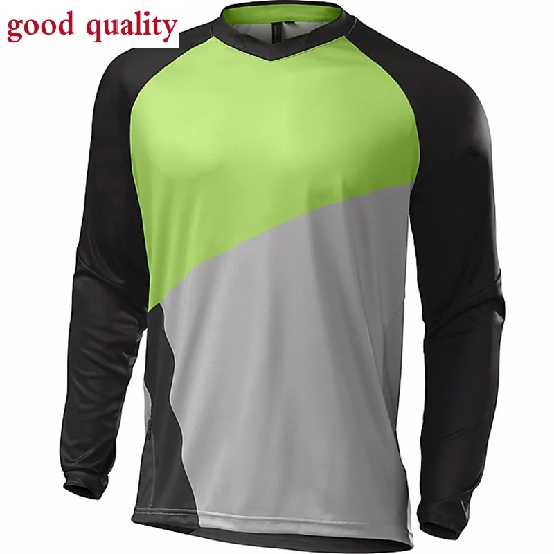 2017 New Long sleeves Jerseys Motorcycle Moto cycling DH Mountain Bike Bicycle Cycling Jersey MX ATV Off Road Wear Clothing S | Спорт и