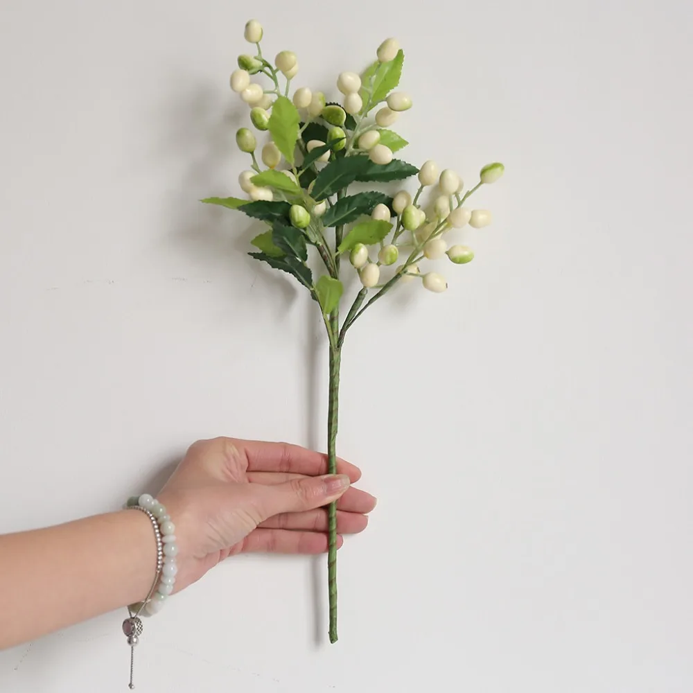 39 см искусственные ягоды Мун бобы пена цветок украшение дома маленький