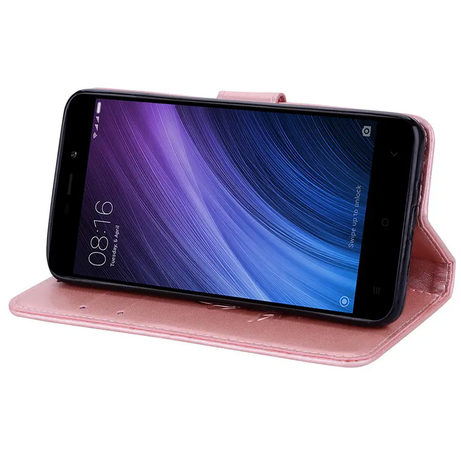 Чехол woodlysi для Xiaomi Redmi A4 4X 5A 6A чехол Redmi 4A 4 5 6 чехол Роскошный кожаный чехол-бумажник с откидной крышкой чехол для Xiaomi Redmi 4A