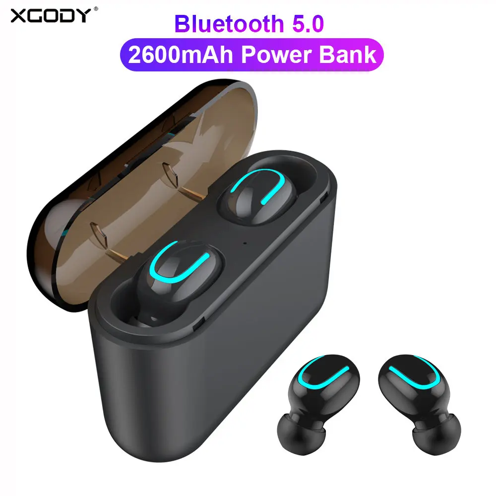 XGODY Q32P TWS беспроводные наушники Bluetooth 5 0 2600 мАч высокая мощность зарядное